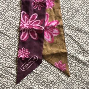 Coach purse scarf